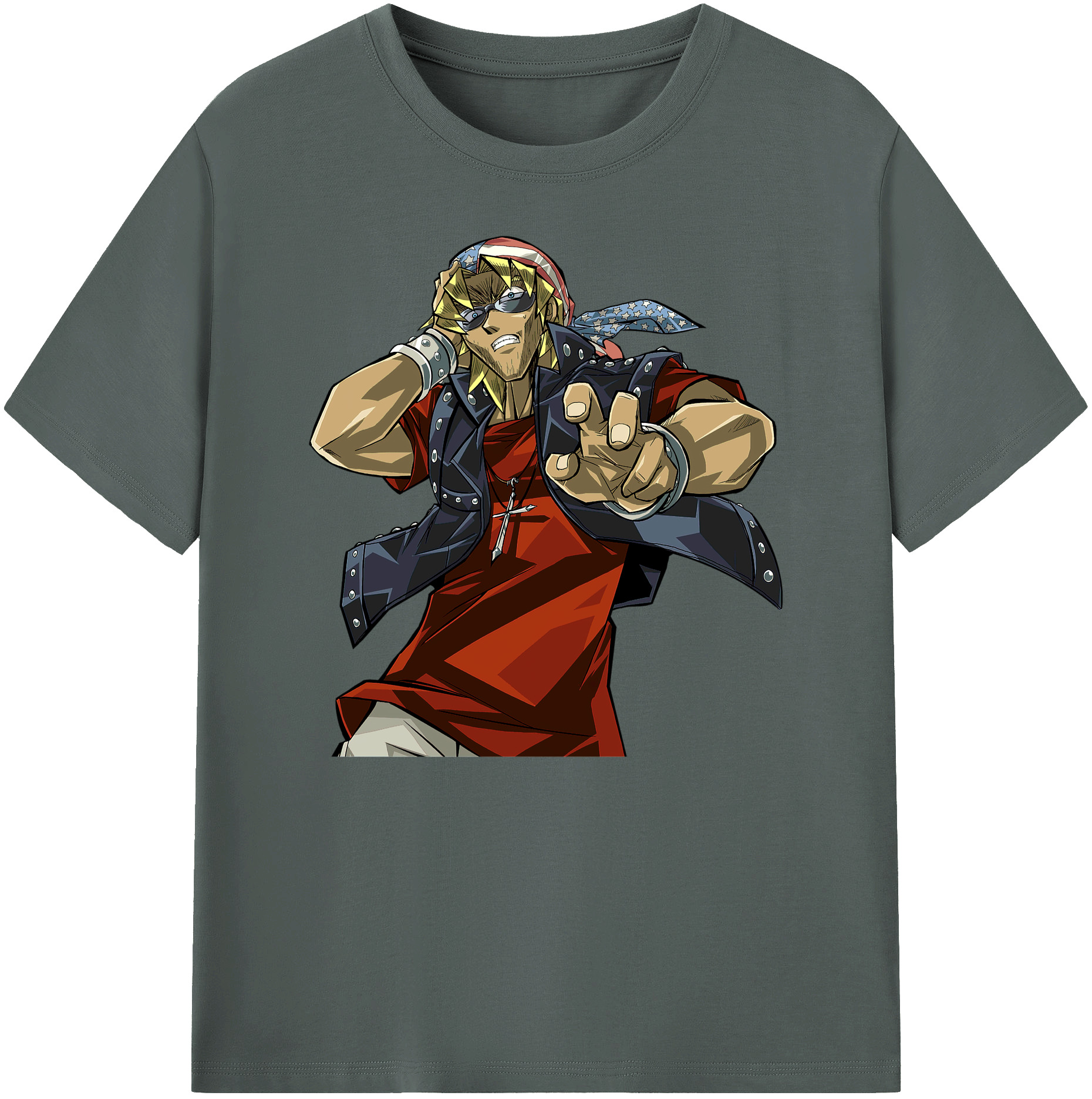 （画像用） 遊☆戯☆王 Yu-Gi-Oh! 綿100％ メンズ半袖Tシャツ｜肌触りやわらか＆通気性
